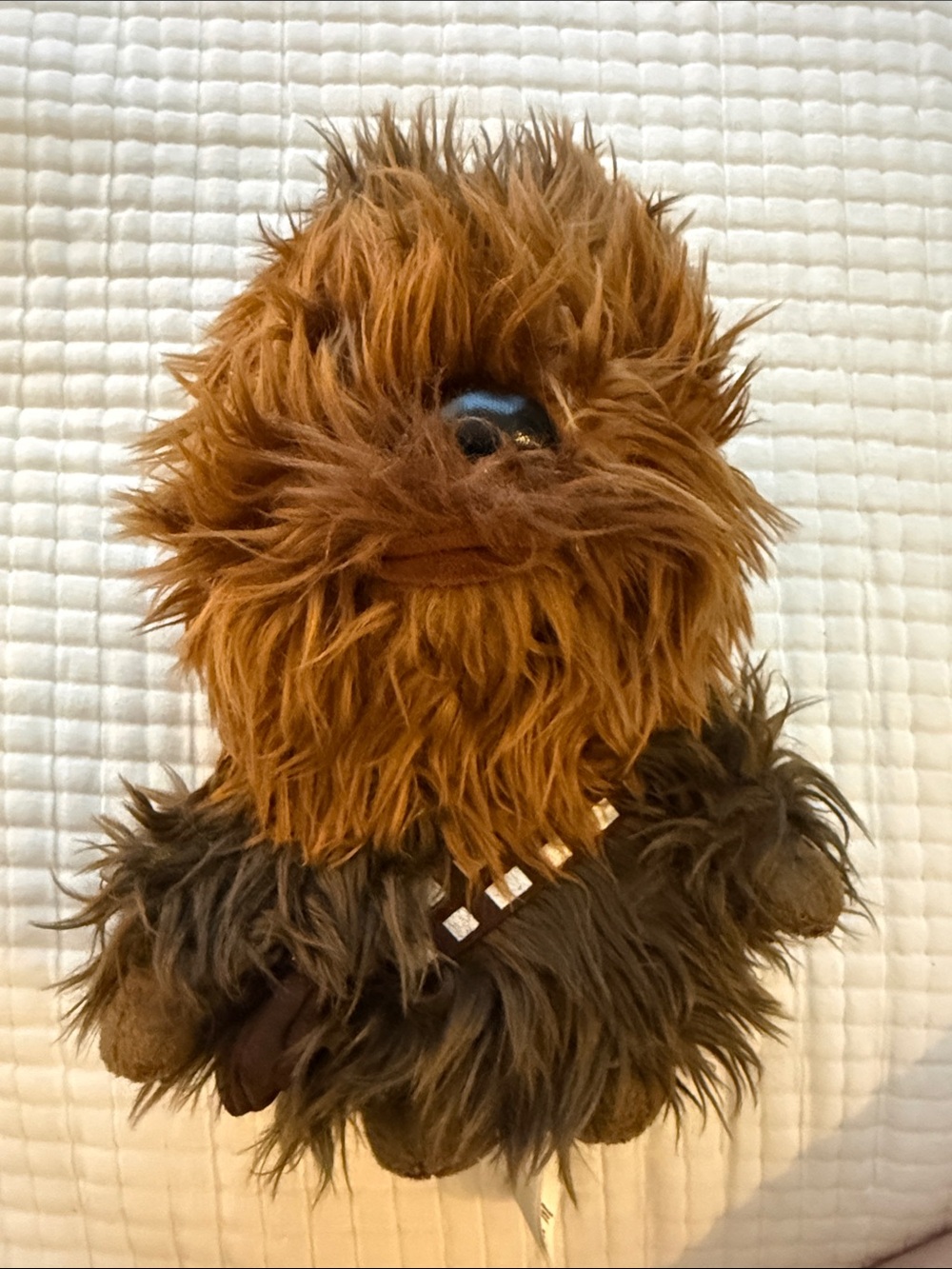 Brown Plush Chewbacca Dog Toy - Soft Furry Squeaky Plush makes sound